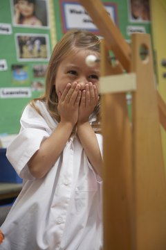 The laws of motion can often be demonstrated with common classroom materials.
