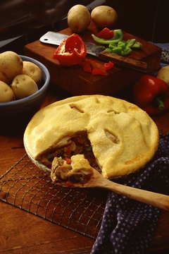 Jupiterimages/Comstock/Getty Images Pies can be high in unhealthy fats.
