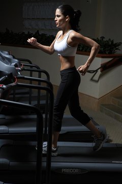 Chris Clinton/Photodisc/Getty Images The treadmill provides you with complete control for practicing a 5K run.