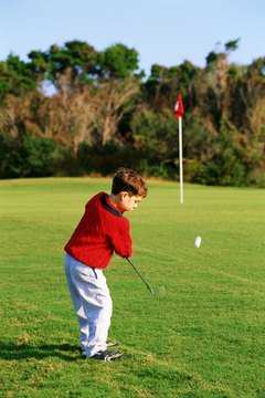 Many new golfers struggle to elevate their shots once they are no longer sitting on a tee.