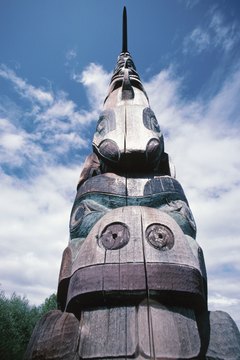 Totem poles are very common among Northwest natives.