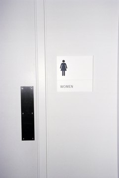 Brand X Pictures/Brand X Pictures/Getty Images Use the bathroom for what it was intended for and not as a lounge.