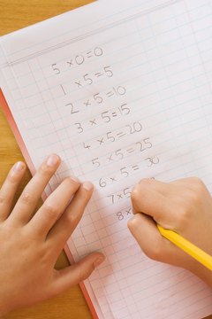 Daily practice helps students learn math facts.
