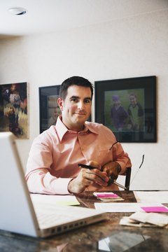 Jupiterimages/Brand X Pictures/Getty Images Home work space is often tax deductible.