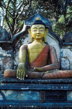 Buddhists in Nepal and the Himalayas have similar funeral customs.