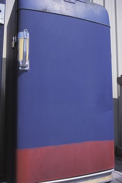 Many old refrigerators contain dangerous chemical refrigerants.