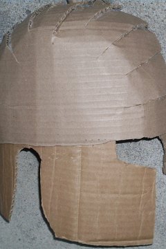 How to Make a Spartan Helmet out of Cardboard | How To Adult