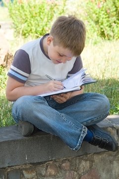 Writing provides a creative outlet for using vocabulary.