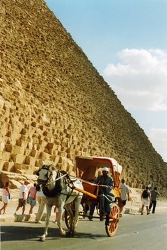 Most people in Egypt dress modestly.