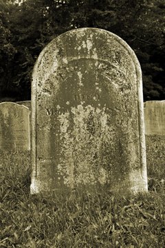 Tombstones have been used to memorialize the dead for centuries.