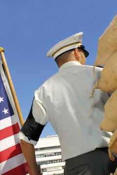 In the military a proper salute is required.