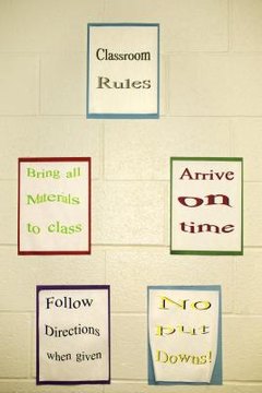Posted expectations serve as a constant reminder.
