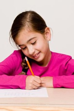 Students enjoy writing poetry.