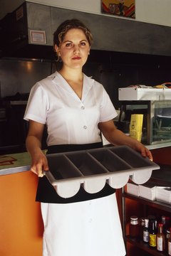 A cafeteria aide holds several roles.