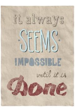 Inspirational posters encourage students.
