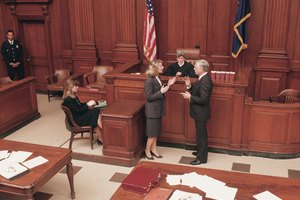 Courtroom scene