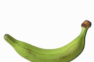 Beneficios para la salud del plátano verde
