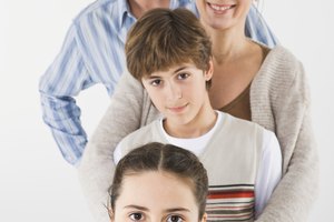 Portrait of smiling family