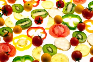 El contenido de fructuosa y glucosa en frutas y vegetales
