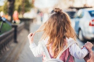 Little girl on the street