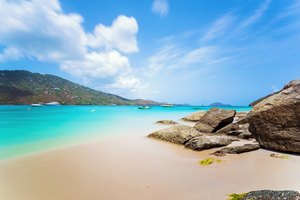 Magens Bay beach at Saint Thomas, US Virgin Island