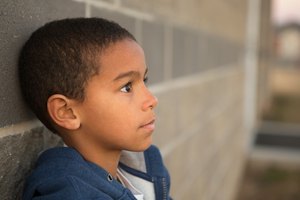 Little Boy In Deep Thought