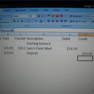 How to Create a Check Register in Excel