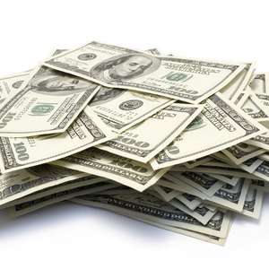Pile of American money.