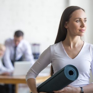 Employees might enjoy attending a yoga class during the lunch break.