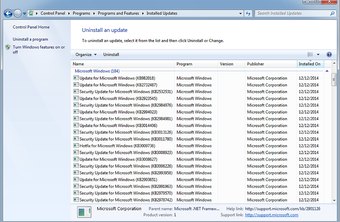 disable windows 7 automatic updates registry