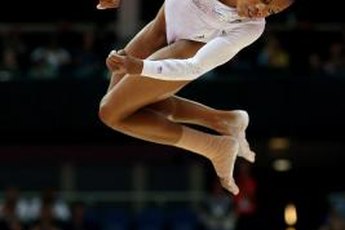 Strong legs help you balance on and leap off the beam.