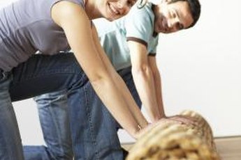 When the landlord installs new carpet, she usually pays for it.