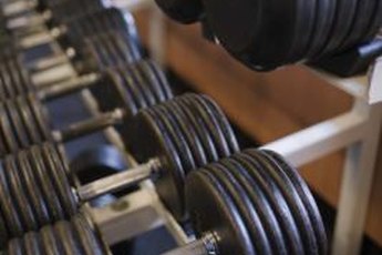 Buy a set of adjustable-weight dumbbells, or try out various weights at a gym.