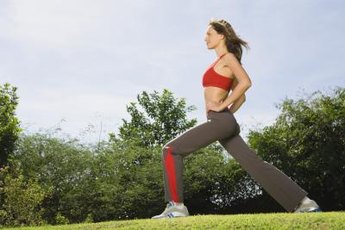 Lunges are just one exercise that builds your butt, while burning calories.