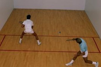 Racquetball courts provide a small amount of space, but you cover a lot of ground.
