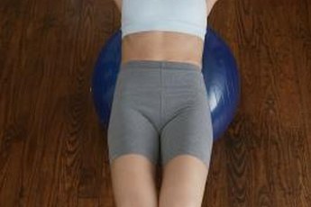 Perform situps on an exercise ball to increase the difficulty..