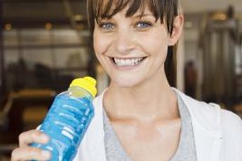 After working out, you may want to drink water with electrolytes.