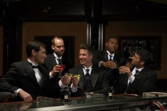 Male bonding often peaks during bachelor parties.