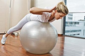 Performing Pilates exercises on a Fitball provides better muscle control for a more effective workout.