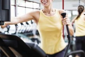 The elliptical machine is a popular calorie-burning tool.