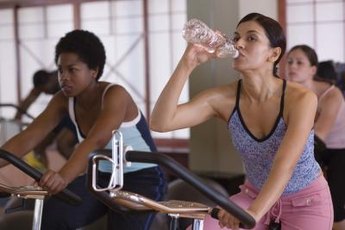 Take bottled water to your spinning class.