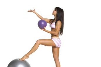 Mini balls aren't for juggling, but core strengthening.