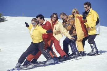 Skiing without poles is a good balance drill, encouraging you to make adjustments in your stance.