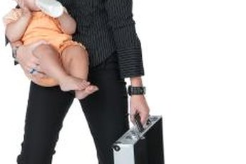 Onsite childcare allows working moms to balance career and baby.