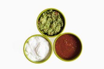 Make a tasty, low-sodium dip using fresh fruits, vegetables and herbs.