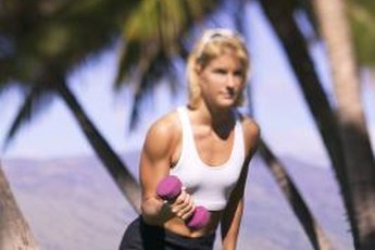 Starting a new dumbbell routine may result in muscle soreness.