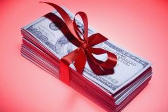 Wrapping money as a gift can surprise the recipient.