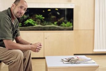 In addition to holding your aquariums, an aquarium rack can keep tools and supplies out of sight.