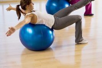The stability ball offers interesting ball exercise variations.