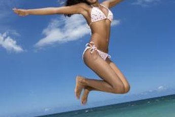Add jumps to your workout for high intensity hip flexor training.